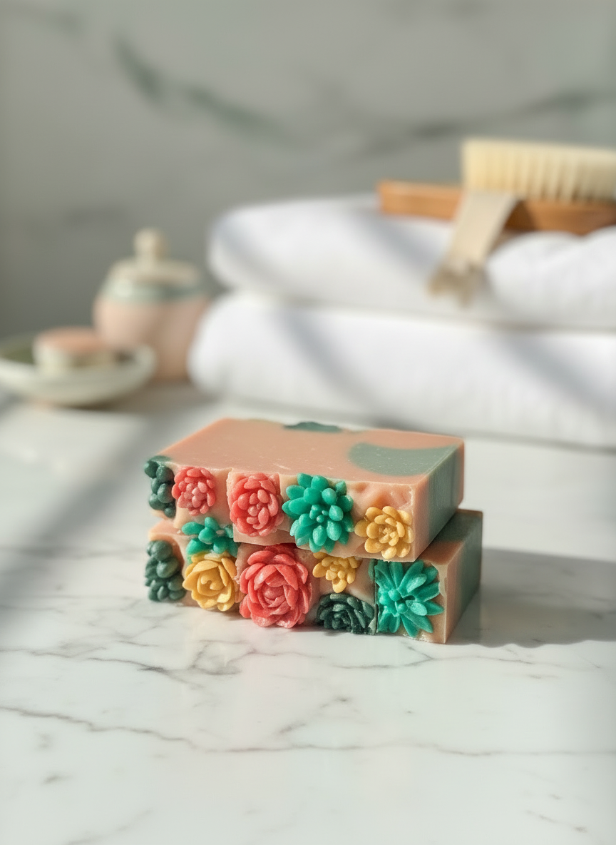 Baja Cactus Blossom Artisan Soap