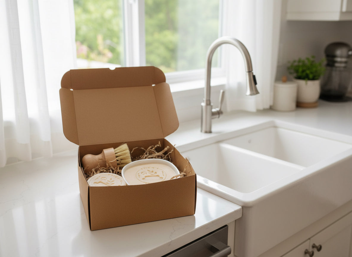 🌿 Solid Dish Soap – Grease-Cutting & Eco-Friendly