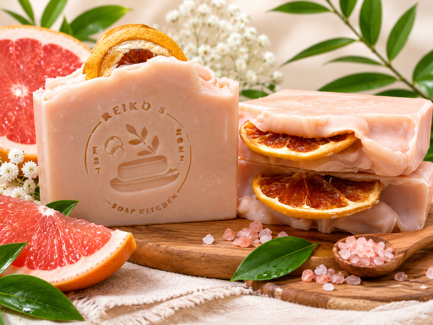 Pink Grapefruit Goat Milk Soap