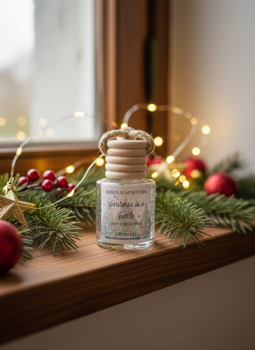 Hanging Glass Car Diffuser – Natural Scented Air Freshener